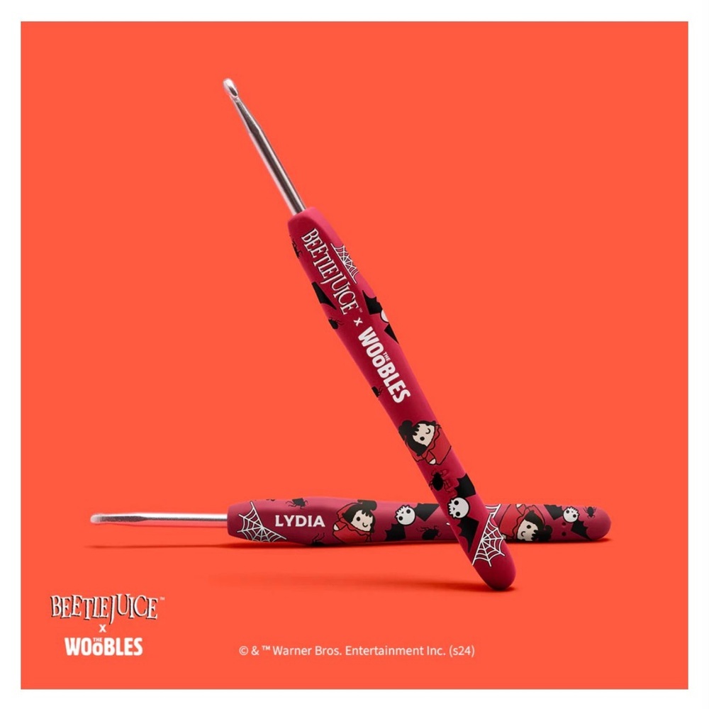 BEETLEJUICE x WOOBLES BUNDLE CROCHET KIT for BEGINNERS + CUSTOM CROCHET HOOKS - Picture 5 of 7